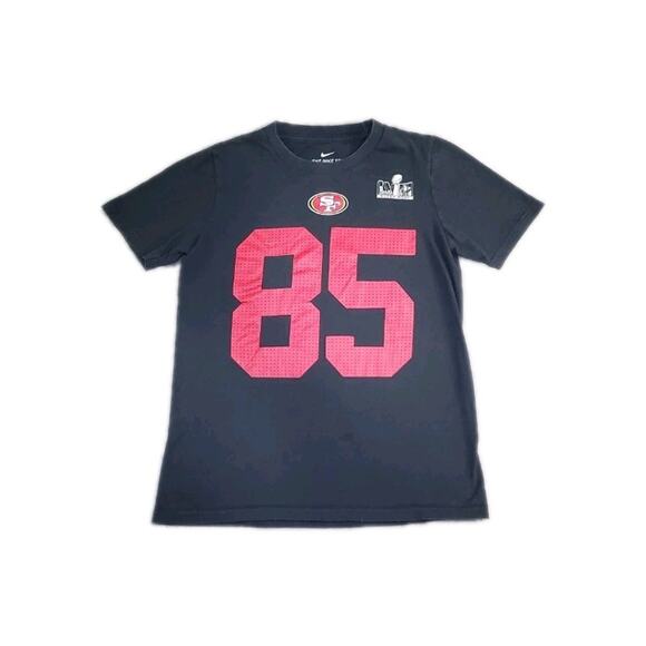 Nike Other - Nike San Francisco 49ers Kittle 85 Kids Sz M 10/12 Black NFL Short Sleeve C31